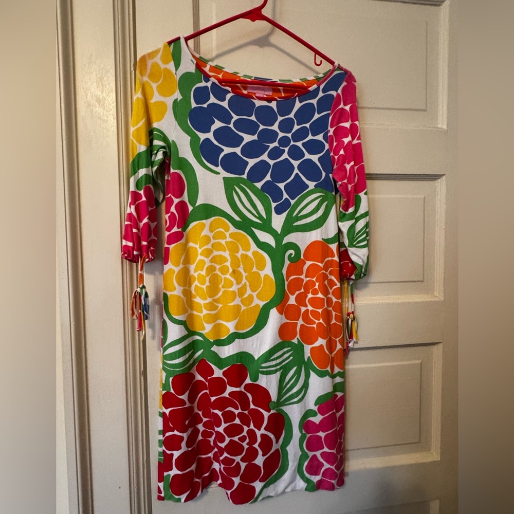 Lilly Pulitzer Multicolor Floral Long Sleeve Dress